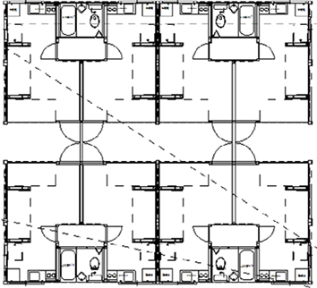 自社作業員宿設計図2