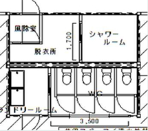 自社作業員宿設計図1