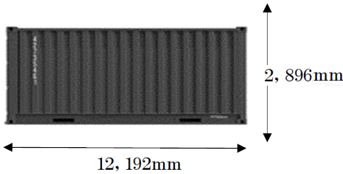 サイズ40ft Hi-CUBE
