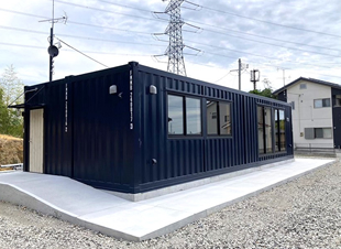 福島県相馬郡新地　コンテナオフィス